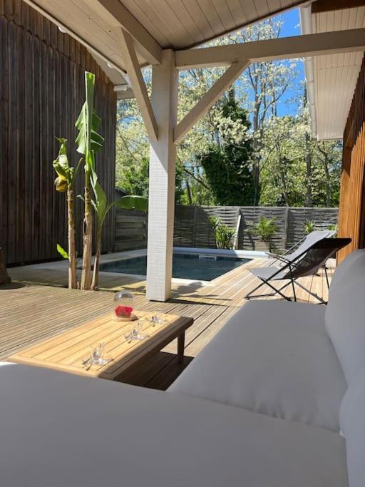 Villa Avec Piscine Proche Du Lac La Teste-de-Buch Luaran gambar